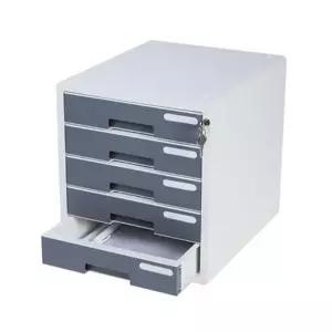 컬러 서랍형 열쇠서류함 5단 1P 종이 문서 보관함 문서정리함