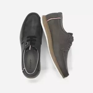 엘칸토 HC03 남성 캐주얼화 소가죽 2.5cm 밴딩끈 쿠션 웨빙 포인트 데크슈즈 LCMC72U4