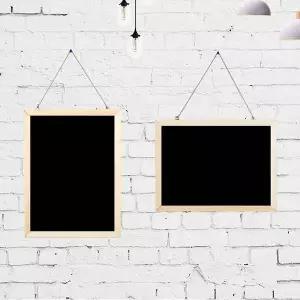 칠판 메모 소형 벽걸이 20X30cm 블랙 카페메뉴판