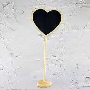 하트 스탠드형 칠판 미니 메모