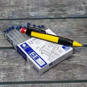 스테들러 초등학생용 1.3mm 삼각 점보샤프 1+심 12통 초등학생샤프