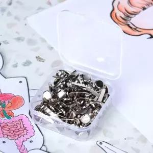 실버 고정용핀 종이고정 할핀대용량 인형관절