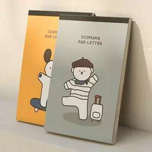 핑크풋 생일 메시지 카드 세트 감성 편지지 봉투 핑크 우편 발송용