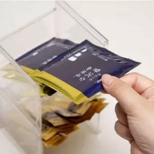 사무실 차티백정리랙 티백정리 책상정리 소품정리바구니