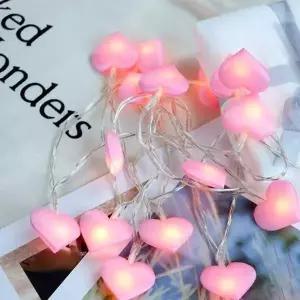 하트 갈랜드 전구 10구 무드조명 1.5M 크리스마스트리장식