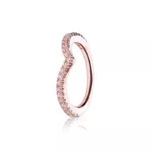 PANDORA Shimmering Wish, 투명 CZ, 메탈