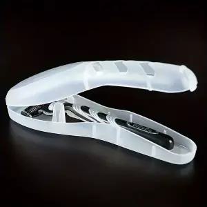 [콩심팥심]여행용 면도기 케이스 휴대용 보관 홀더 면도날 가방