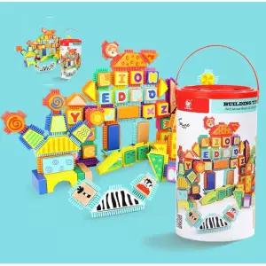 유아 원목 블록 끼우는 교구 쌓기놀이 창의성 장난감