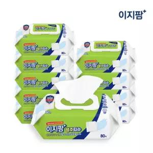 이지팜 행주티슈 캡형 80매 x 10팩