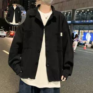 남성구스다운 남친룩 패션 심플한 빅포켓셔츠 가을자켓 2컬러