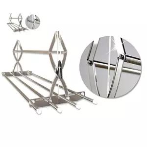 올스텐 반자동 천장 건조대 2단6봉 천정대 베란