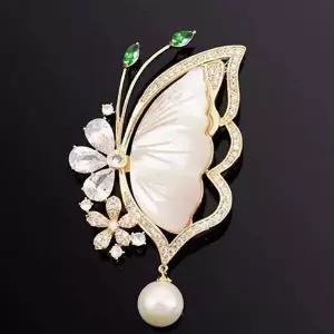 브로치 팬던트 집게핀 목걸이 진주자개