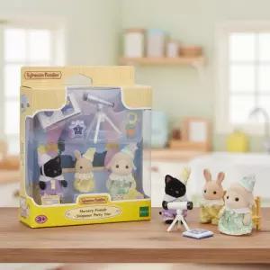 실바니안 패밀리 단짝 아기친구들의 별자리 파자마파티 동물 아기인형 천체망원경 미니어처