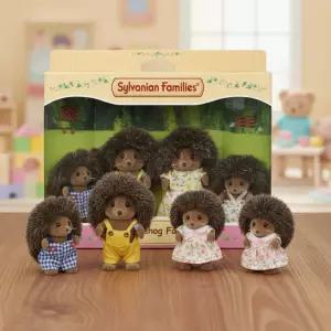 실바니안 패밀리 고슴도치 가족 인형 피규어 동물인형 수집 장식 미니어처 소품 역할놀이
