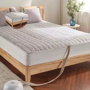 침대패드 국내제작 체크 온수매트 커버 리스