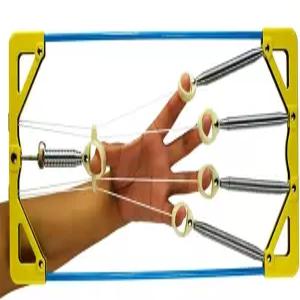 손가락 운동을 하는 사람 그립 손과 피아노 훈련을 연습 연주 암벽 기타 하프 강화기 농구 및 또는 등반