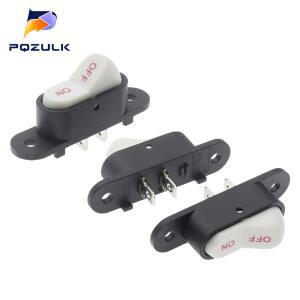 화이트 2핀 라이트 ON/OFF 보트 버튼 스위치 250V 6A AC  10A 전기 Wok 홈 시작