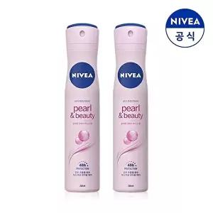 [니베아]니베아 데오드란트 스프레이 펄앤뷰티 200ml X 2개