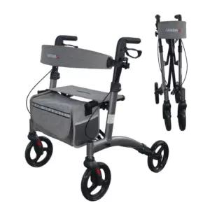 실버카 노인보행기 CMR2548 어르신롤레이터 접이식 보행보조기구 유모차 할머니 성인보조기 의자 경량 할아버지워커 케어맥스