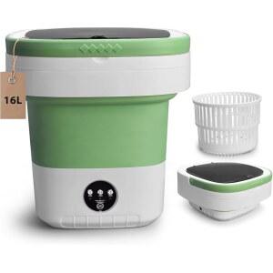 휴대용 세탁기, 스핀 바스켓 세탁기가 있는 16L 업그레이드 미니 세탁기, 작은 옷에 적합한 3가지 청소 모드, 호텔, 가정, 아파트 및 캠페인에 이상적인 접이식 디자인