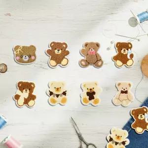 디자인 와펜 전용 패브릭 세트 열부착 패치 8개