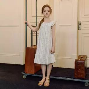 오르시떼 여아동 H214 로젠가튼 슬리브리스 파자마 원피스 OR26MGMBH214 458091