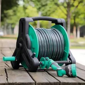 자동 물 호스 용품 원예 거치대 호스릴 릴 뿌리기 물탱크 정원 세차