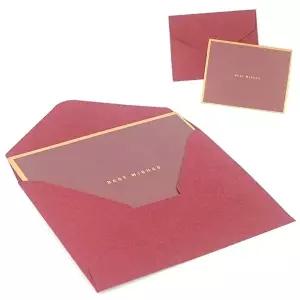 축하카드 축하 카드 와인색 고급 감사 생일 생신 기념일 이벤트