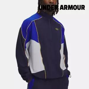 [세일] 언더아머 자켓 /g13- 6000655-410 / 남성 UA 트리콧 컬러블록 재킷