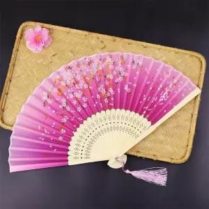 접이식 홍보물 6종 오리엔탈 부채 전통 대나무