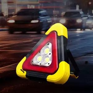 건전지형 LED 4단 조절 자동차 비상 삼각대 안전삼각대 접이식삼각대 차량용삼각대 교통사고방지