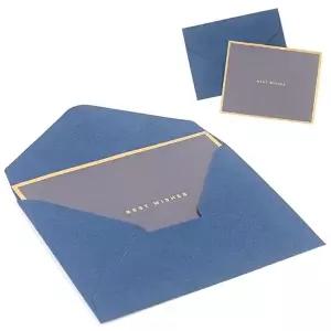 축하카드 축하 카드 남색 고급 감사 생일 생신 기념일 이벤트