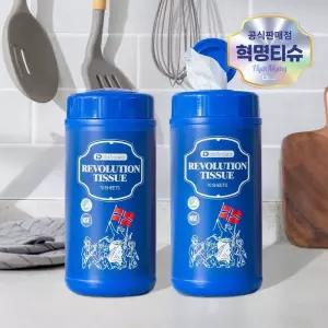 데일리아이디어 혁명티슈 70매 x 2통 멀티클리너 세정티슈