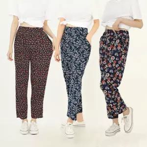 여름 간절기 봄 꽃무늬 몸빼바지 고무줄바지 밴딩바지 작업복 꽃바지 홈웨어 단체복 편한바지