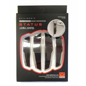 죽은 피부 4개 고광택 슬림 도어 가장자리 보호 범퍼 보호대 트림 보호대 스티커 몰딩 모터스 자동차 블랙 컬러