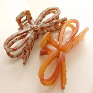 [하프클럽/바이데이지]바이데이지 프랑스 소프트 리본 빅 집게핀 Bh0880