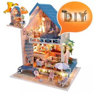 DIY 돌하우스 로맨틱해변별장 미니어쳐 만들기