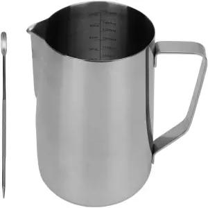 50온스1500ml 304 스테인리스 스틸 우유 프로팅 포함된 카푸치노 액세서리 펜이 에스프레소 라떼 피처 아트