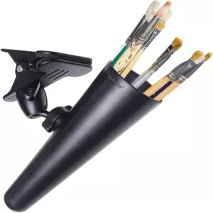 금속 클립이 있는 CUGEBANNA 페인트 브러시 홀더 360 볼 마운트 조절 가능 화가 스튜디오 또는 플레인 에어