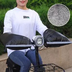 그립핸들워머 오토바이 바이크 방한장갑 반사띠 핸들커버 라이더 스쿠터 기모장갑