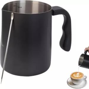 밀크 프로팅 피처 스팀 스테인리스 아트 20온스 저그 스틸 바리스타 밀크커피카푸치노라떼 컵 펜