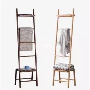 원목수건걸이 욕실 스탠드 행거 화장실 호텔 타올 수건 선반