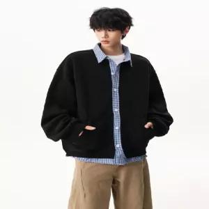 가을 투피스 페이크 재킷 맨투맨 카디건 체크 남자하프코트 ible3