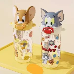 까코 톰과제리 3D 피규어 물병 580ML 휴대용 보틀 어린이 물통 데일리 음용 보틀