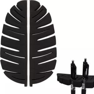 JANKOW 페인트 브러시 홀더 건조대 2개 다기능 펜 랙 블랙