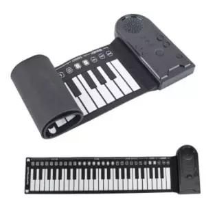 RR 롤 피아노 블랙톤 키보드 어린이 음악 연주 리듬 악기 교구