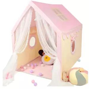 RR 플레이 하우스 유아 어린이 미니 텐트 핑크 (대형) 볼풀 휴대용 놀이방