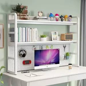 책상 위 책꽂이 정리선반 원목 철제 미니 타공 타공판