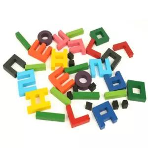 [학습교구] 한글블럭 훈민칼라35 +놀이북