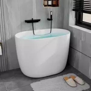 미니욕조 가정용 사우나 스파 욕조 소형 이동식 나무